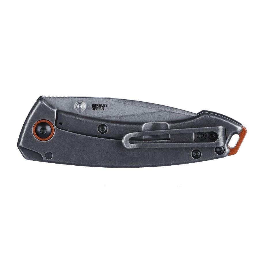 CRKT Tuna Compact Folding Knife 2-3/4" Drop Point Blade Black Picture of Columbia River Knife & Tool CRKT Tuna Compact Silver
