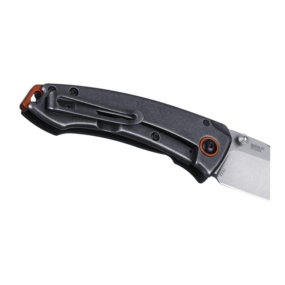 CRKT Tuna Compact Folding Knife 2-3/4" Drop Point Blade Black Picture of Columbia River Knife & Tool CRKT Tuna Compact Silver