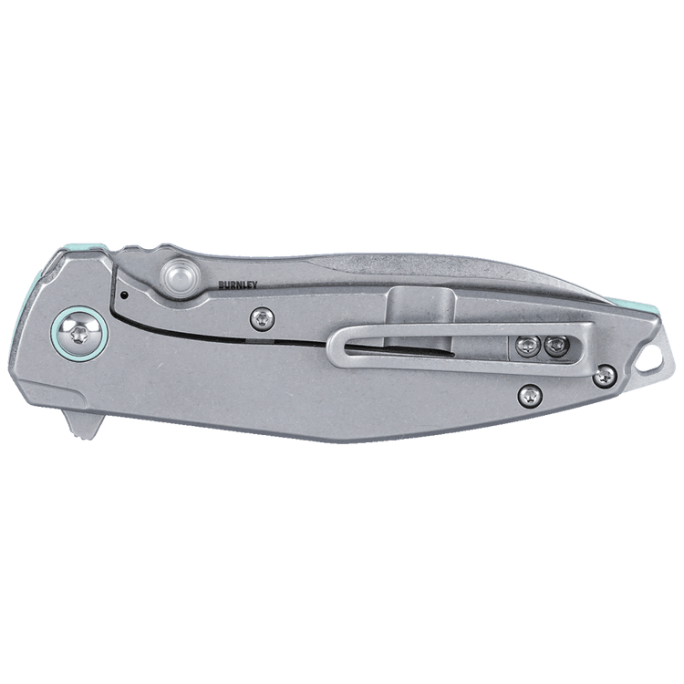 CKRT Ibis Folding Knife 3-1/10" Drop Point Blade Blue Picture of Columbia River Knife & Tool CRKT Ibis Blue