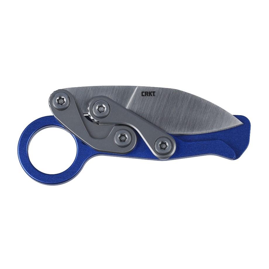 CRKT Provoke EDC Folding Knife 2-1/2" Drop Point Blade Blue Picture of Columbia River Knife & Tool CRKT Provoke EDC Blue