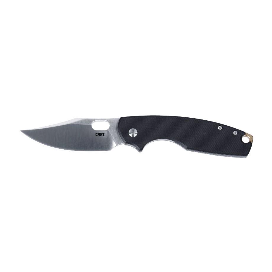 CRKT Pilar IV Folding Knife 3-1/10" Clip Point Blade Black and Silver Picture of Columbia River Knife & Tool CRKT Pilar IV Black