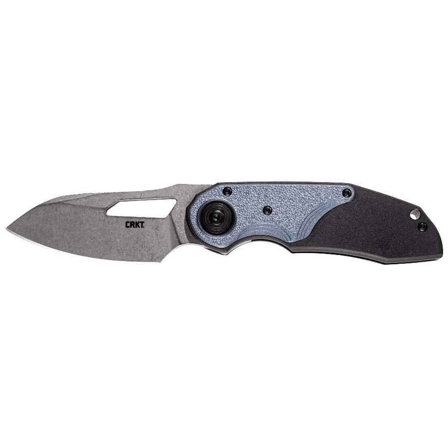 CRKT Attaboy Folding Knife 2-3/4" Drop Point Blade Black and Blue Picture of Columbia River Knife & Tool CRKT Attaboy?