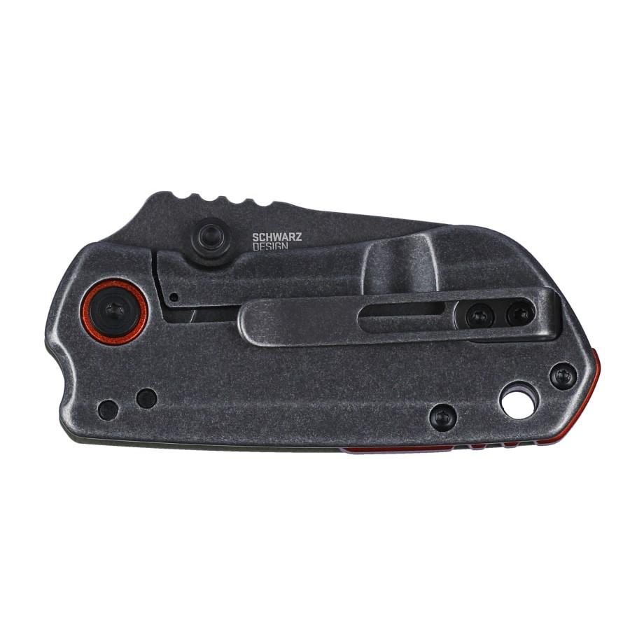 CRKT Overland Compact Folding Knife 2-1/4" Sheepsfoot Blade Black Picture of Columbia River Knife & Tool CRKT Overland Compact