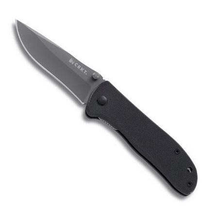 CRKT Drifter Pocketknife - Razor Sharp Picture of Columbia River Knife & Tool CRKT Drifter Liner Lock Knife Black G-10 (2.875" Gray)