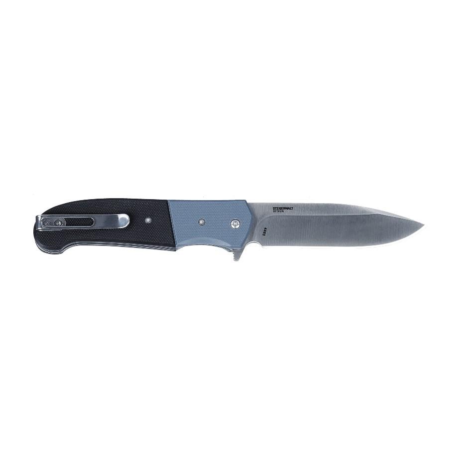 CRKT Ignitor Assisted Folding Knife 3-1/2" Drop Point Blade Black and Blue Picture of Columbia River Knife & Tool CRKT Ignitor Assisted Silver