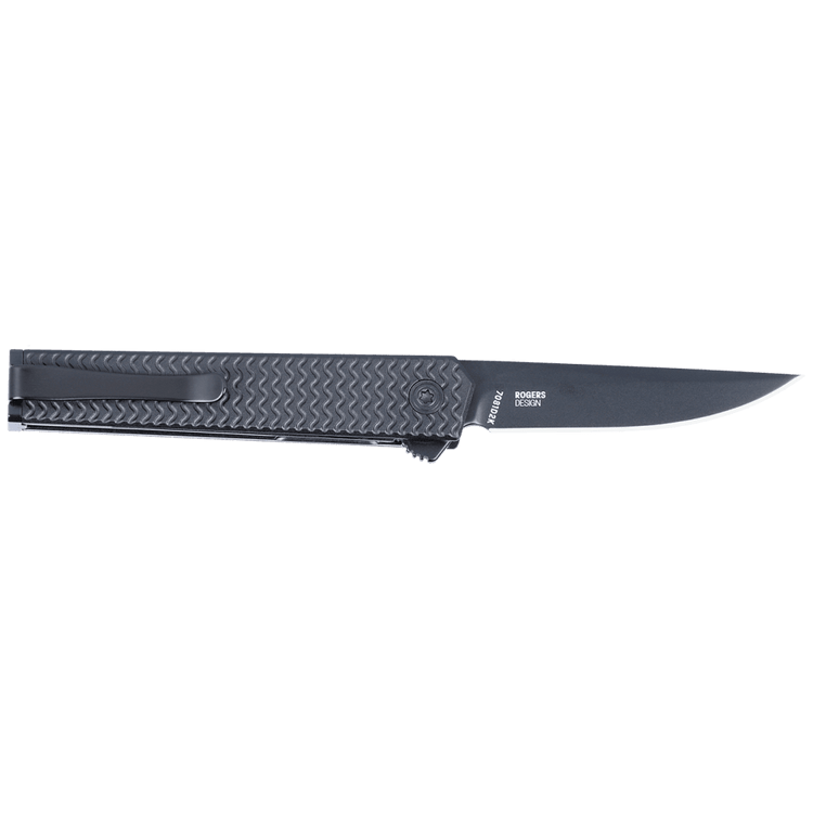 CRKT CEO Microflipper Folding Knife 2-3/10" Drop Point Blade Black Picture of Columbia River Knife & Tool CRKT CEO Microflipper Black Drop Point
