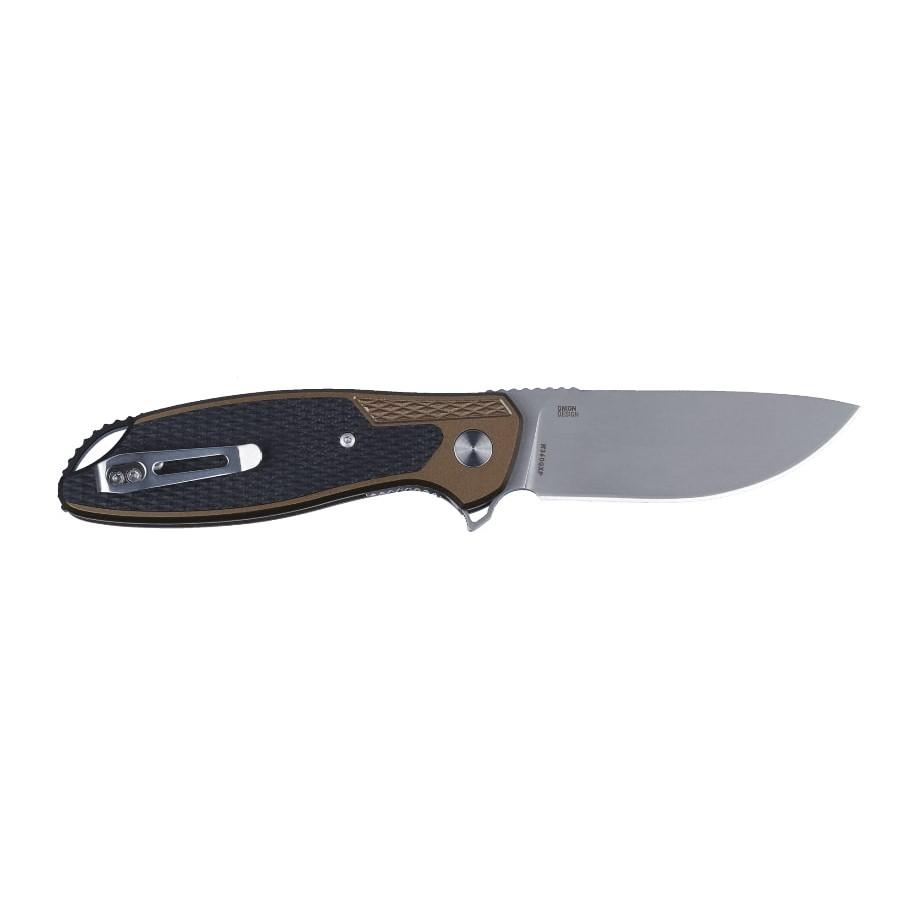 CRKT Jake Folding Knife 3-3/10 Drop Point Blade Black and Bronze Picture of Columbia River Knife & Tool CRKT Jake OD Green