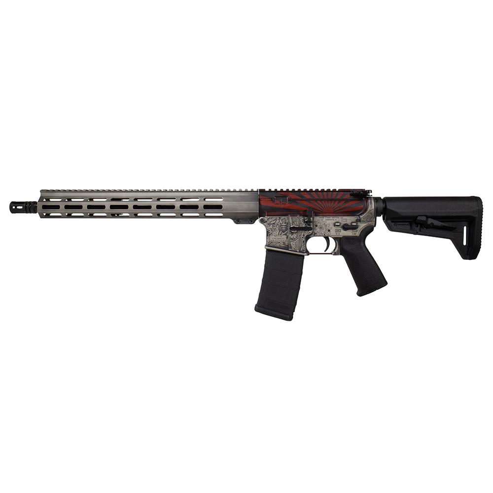 Shark Coast Tactical "Bushido" Rifle 5.56mm 10rd Magazine 16" Barrel 15" MLOK Handguard California Compliant Picture of Shark Coast Tactical Shark Coast Bushido 5.56 AR-CA Comp 16'' Brl 10rd