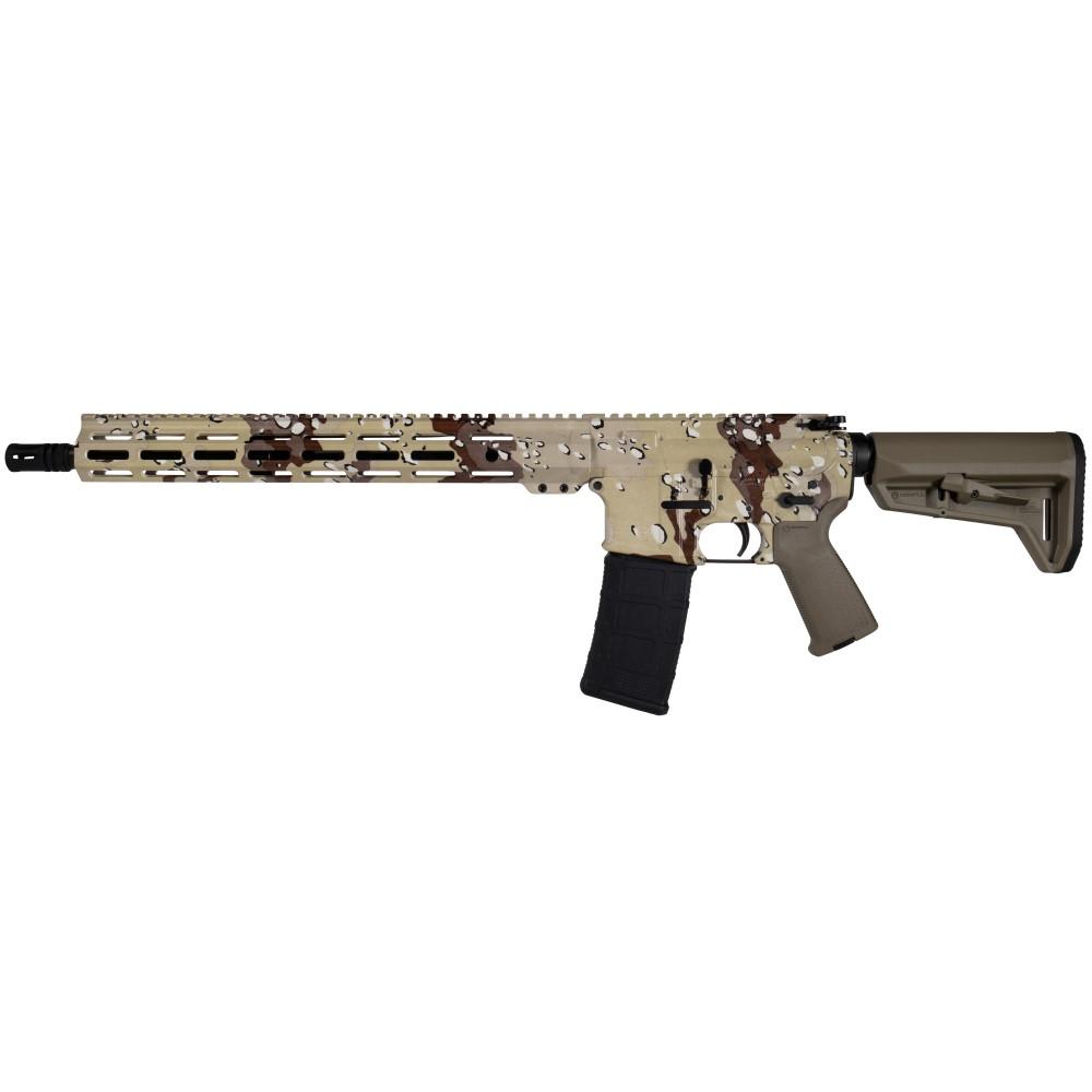 Shark Coast AR Rifle 5.56 NATO 30rd Magazine 16'' Barrel Chocolate Chip with Magpul Furniture Picture of Shark Coast Tactical Shark Coast AR with Magpul Furniture 16'' Barrel 5.56 Chocolate Chip