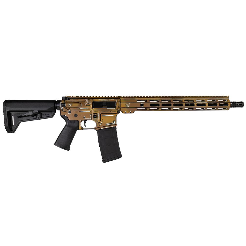 Shark Coast Tactical "Anime- FDE" Rifle 5.56mm 10rd Magazine 16" Barrel 15" MLOK Handguard California Compliant Picture of Shark Coast Tactical Shark Coast Anime 15 5.56 FDE AR-CA Comp 16'' Brl 10rd