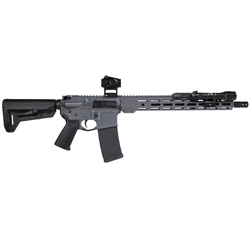 Shark Coast Tactical "Grey Knight" AR-15 Rifle 5.56mm 30rd Magazine 16" Barrel 15" Handguard Vortex Crossfire & Streamlight Protac Carrybag Picture of Shark Coast Tactical Shark Coast AR GREY NIGHT 16? w/cerakote frame/upper/forearm w/carrybag