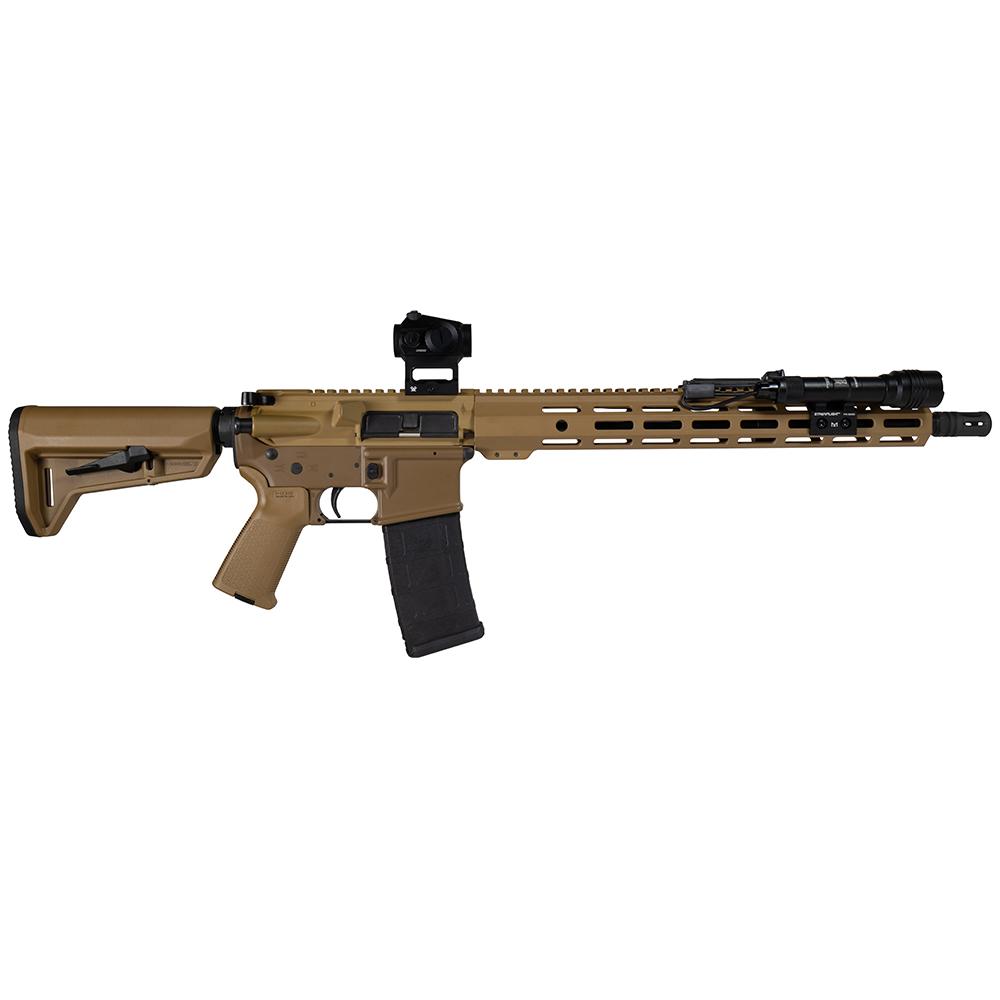 Shark Coast Tactical "Sunrise" AR-15 Rifle 5.56mm 30rd Magazine 16" Barrel 15" Handguard Vortex Crossfire & Streamlight Protac Carry Bag Picture of Shark Coast Tactical Shark Coast AR Sunrise 16? barrel w/cerakote frame/upper/forearm w/carrybag
