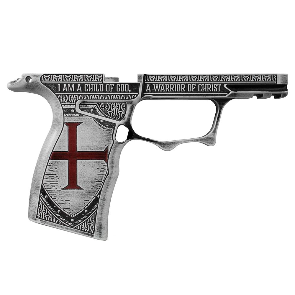 Shark Coast Tactical Custom X65 Sharktooth Grip Module for Sig Sauer P365X & P365XL - Templar Picture of Shark Coast Tactical SCT Custom 365 Sharktooth Grip MODULE Templar Fits Sig P365X & P365XL