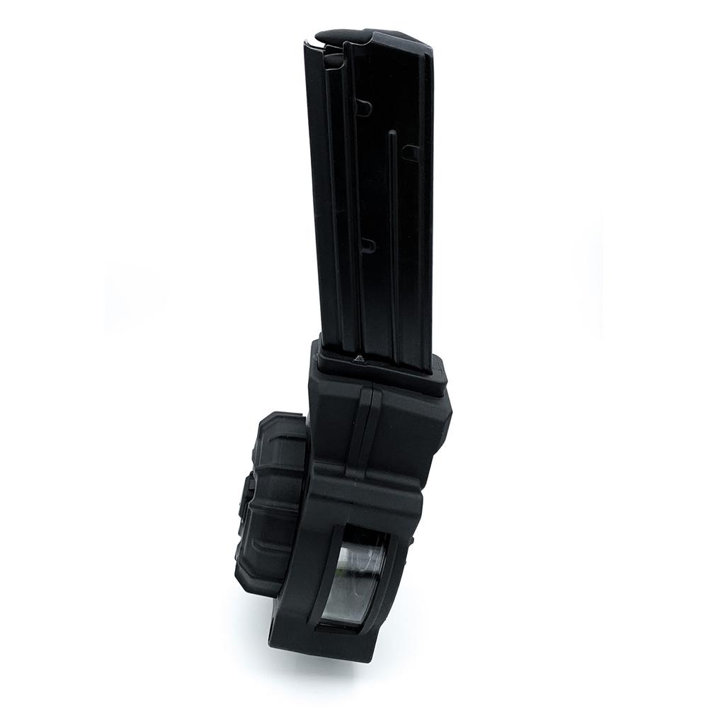 ProMag FN Five-seveN USG Drum Handgun Magazine 5.7x28mm 55rd Picture of Promag Mfg. Inc. PRO MAG FN FIVE SEVEN IOM & USG 5.7X28MM (55) RD DRUM BLACK POLYMER