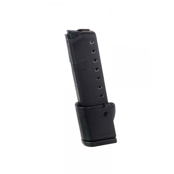 ProMag Steel Handgun Magazine Glock 42 .380 ACP Black Polymer 10/rd Picture of Promag Mfg. Inc. PROMAG FITS GLOCK 42 .380 ACP 10RD BLK POLYMER MAGAZINE