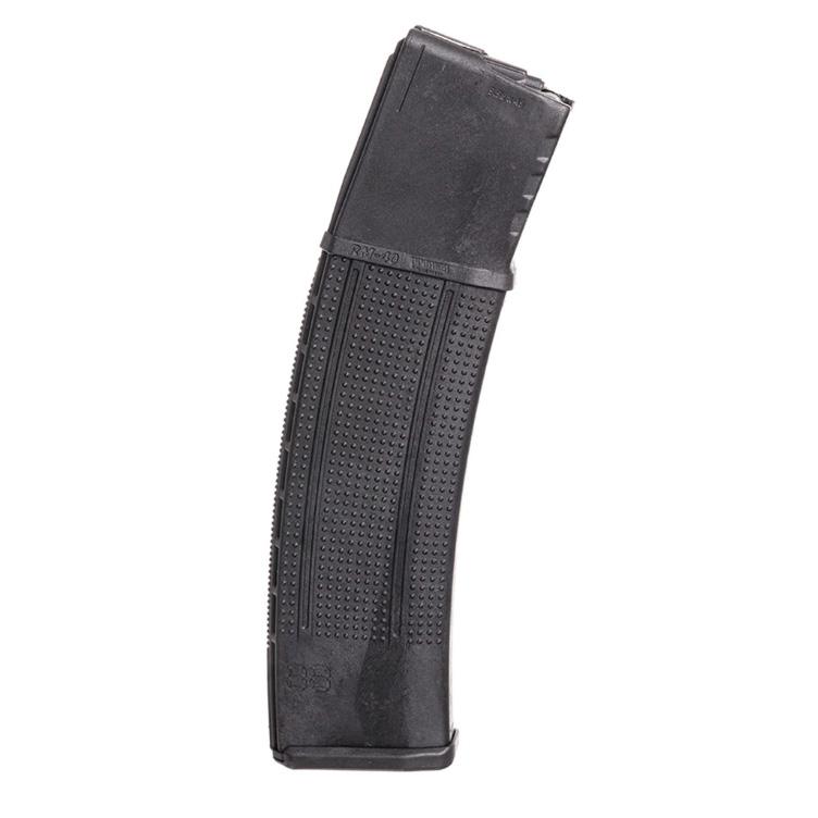 Promag AR-15 Rifle Magazine 5.56mm Roller Follower Steel Lined Black Polymer 40/rd Picture of Promag Mfg. Inc. PROMAG AR-15 5.56MM ROLLER FOLLOWER (40)RD STEEL LINED BLK POLYMER MAGAZINE