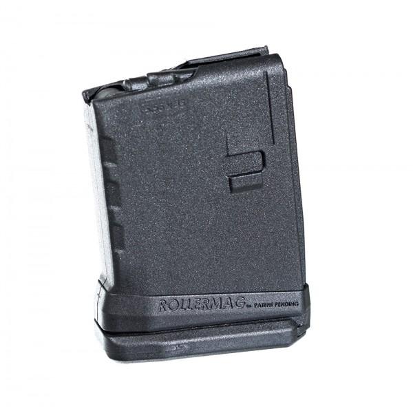 ProMag AR-15 Roller Follower Magazine Black Polymer 5.56mm 5/rd Picture of Promag Mfg. Inc. PROMAG AR-15 5.56MM ROLLER FOLLOWER 5RD BLK POLYMER MAGAZINE