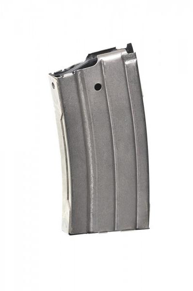 ProMag Rifle Magazine For Ruger Mini-14 .223 Rem 20/rd Nickel Plated Steel