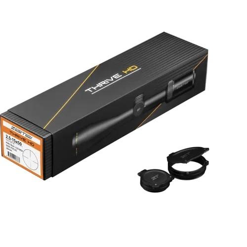 ZeroTech Thrive HD Rifle Scope 2.5-15x50 30mm SFP PHR-ii MOA Non-Illum Black Picture of ZeroTech Thrive HD Riflescope 2.5-15x50 PHR-ii MOA 30mm