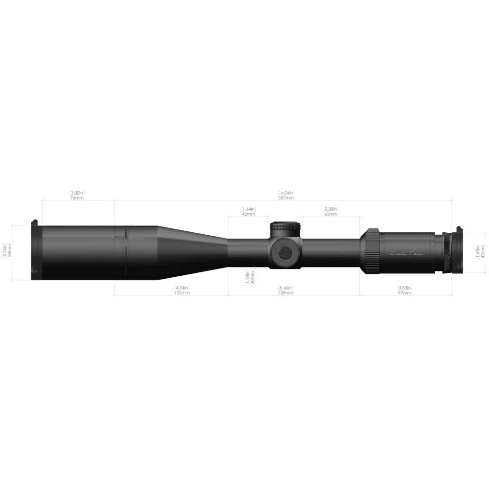 ZeroTech Thrive HD Rifle Scope 2.5-15x50 30mm SFP PHR-ii MOA Non-Illum Black Picture of ZeroTech Thrive HD Riflescope 2.5-15x50 PHR-ii MOA 30mm