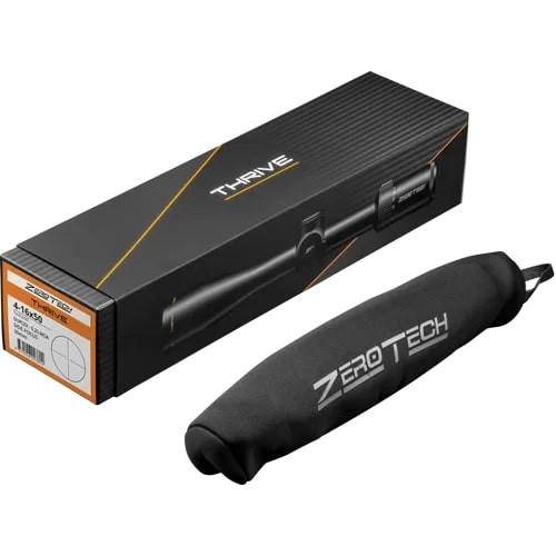 ZeroTech Thrive Rifle Scope 4-16x50 30mm SFP ZeroPlex MOA Non-Illum Black Picture of ZeroTech Thrive Riflescope 4-16x50 ZeroPlex MOA 30mm