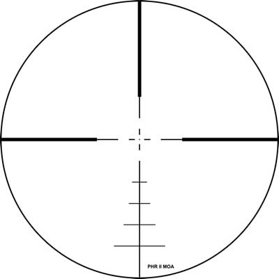 ZeroTech Thrive Rifle Scope 4-16x50 30mm SFP PHRii MOA Non-Illum Black Picture of ZeroTech Thrive Riflescope 4-16x50 PHRii MOA 30mm