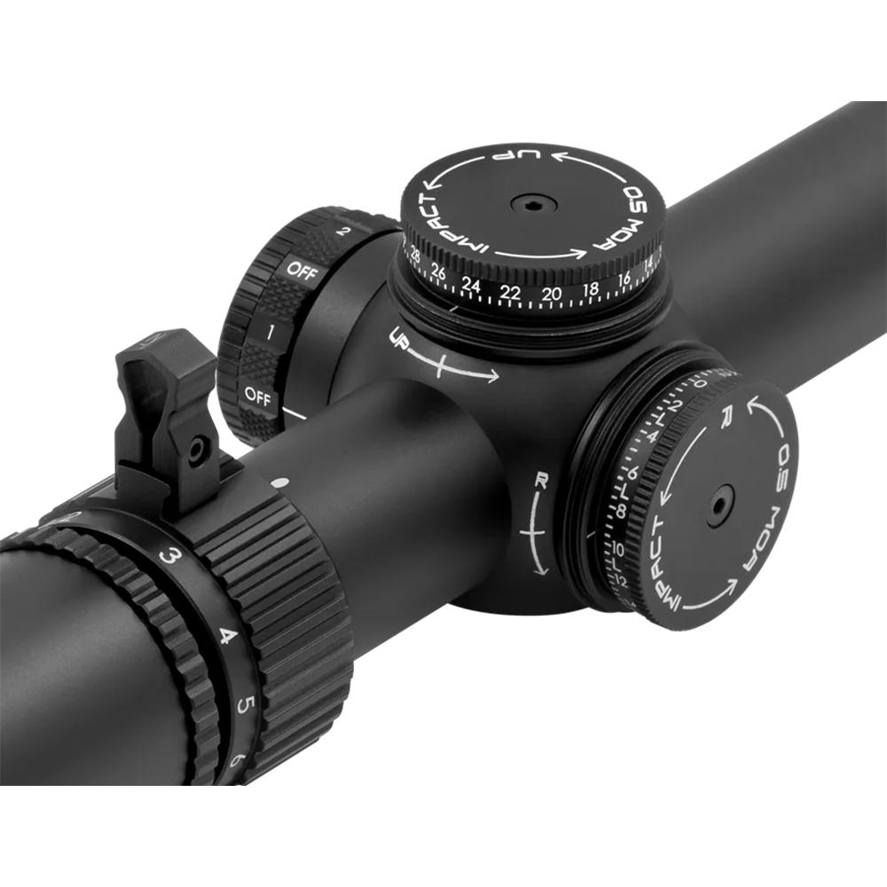 ZeroTech Vengeance Rifle Scope 1-6x24mm 30mm SFP RAR MOA Black Picture of ZeroTech Vengeance 1-6x24mm SFP RAR MOA Riflescope