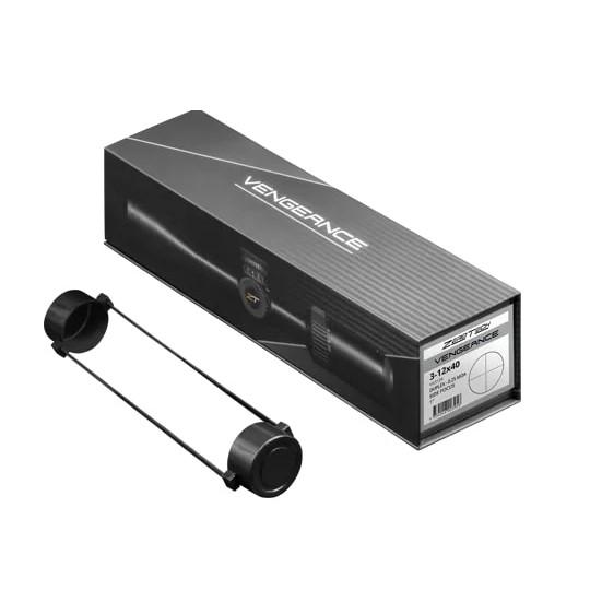ZeroTech Vengeance Rifle Scope 3-12x40 1" SFP ZeroPlex Non Illum. Black Picture of ZeroTech Vengeance Riflescope 3-12x40 ZeroPlex MOA 25mm