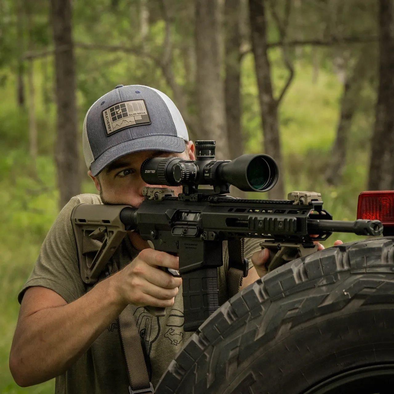 ZeroTech Vengeance 6-24x50 30mm FFP RMG MRAD Non-Illum Picture of ZeroTech ZeroTech Vengeance 6-24x50 RMG MRAD 1st Focal 30mm