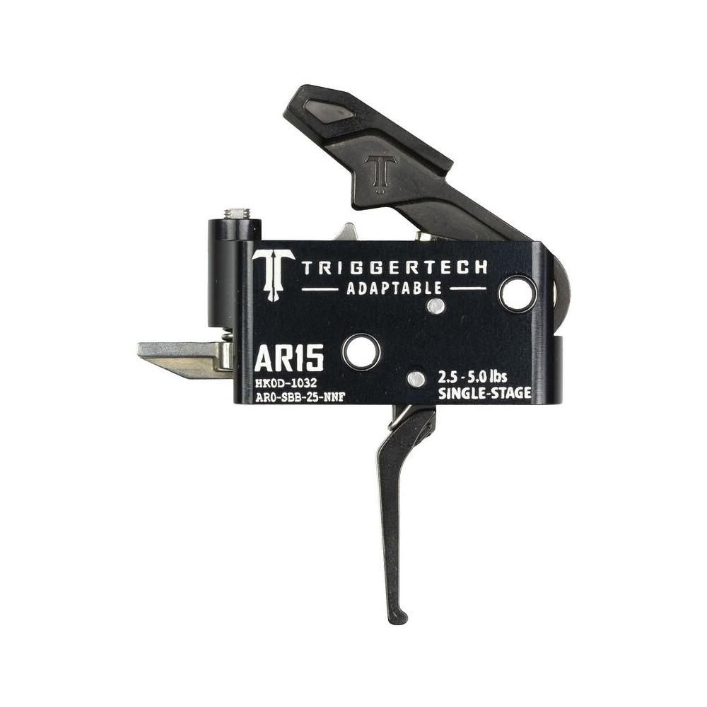 TriggerTech AR15 Single-Stage Adaptable Flat Trigger Black Picture of TriggerTech TriggerTech AR15 Single-Stage Adaptable Flat Trigger