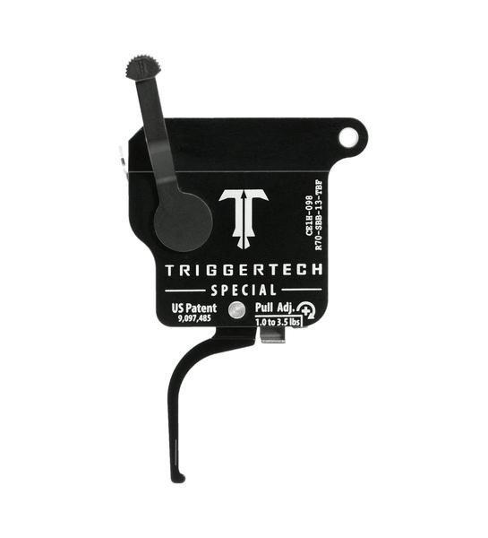 TriggerTech Rem 700 Special Flat Trigger Single Stage Black/Black Picture of TriggerTech TRIGGERTECH REM 700 SPECIAL FLAT TRIGGER SINGLE STAGE BLK/BLK