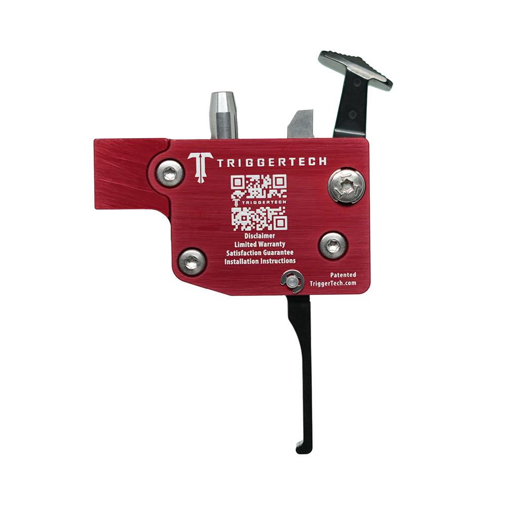 TriggerTech Tikka Diamond Trigger 4-32 oz Flat RH Black Picture of TriggerTech TriggerTech Diamond - Tikka - Right Hand Red Flat Lever