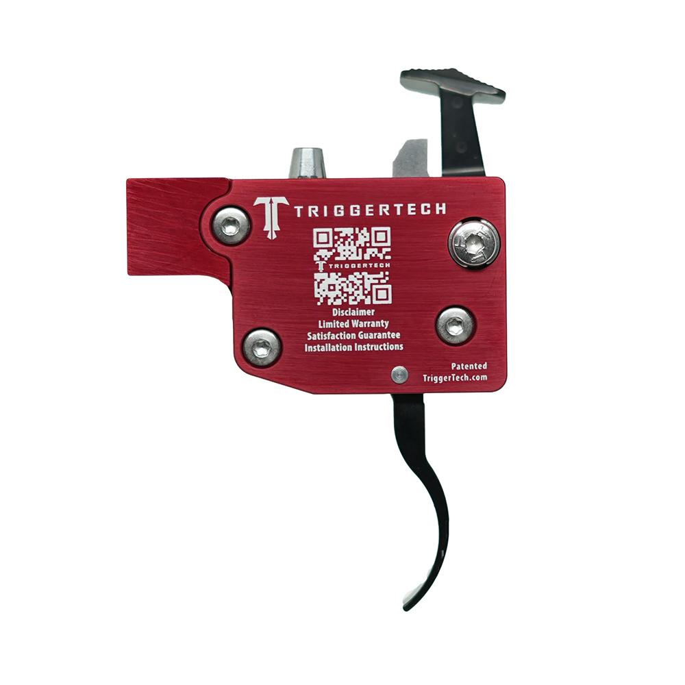 TriggerTech Tikka Diamond Trigger 4-32 oz Curved RH Black Picture of TriggerTech TriggerTech Diamond - Tikka - Right Hand Red Curved Lever