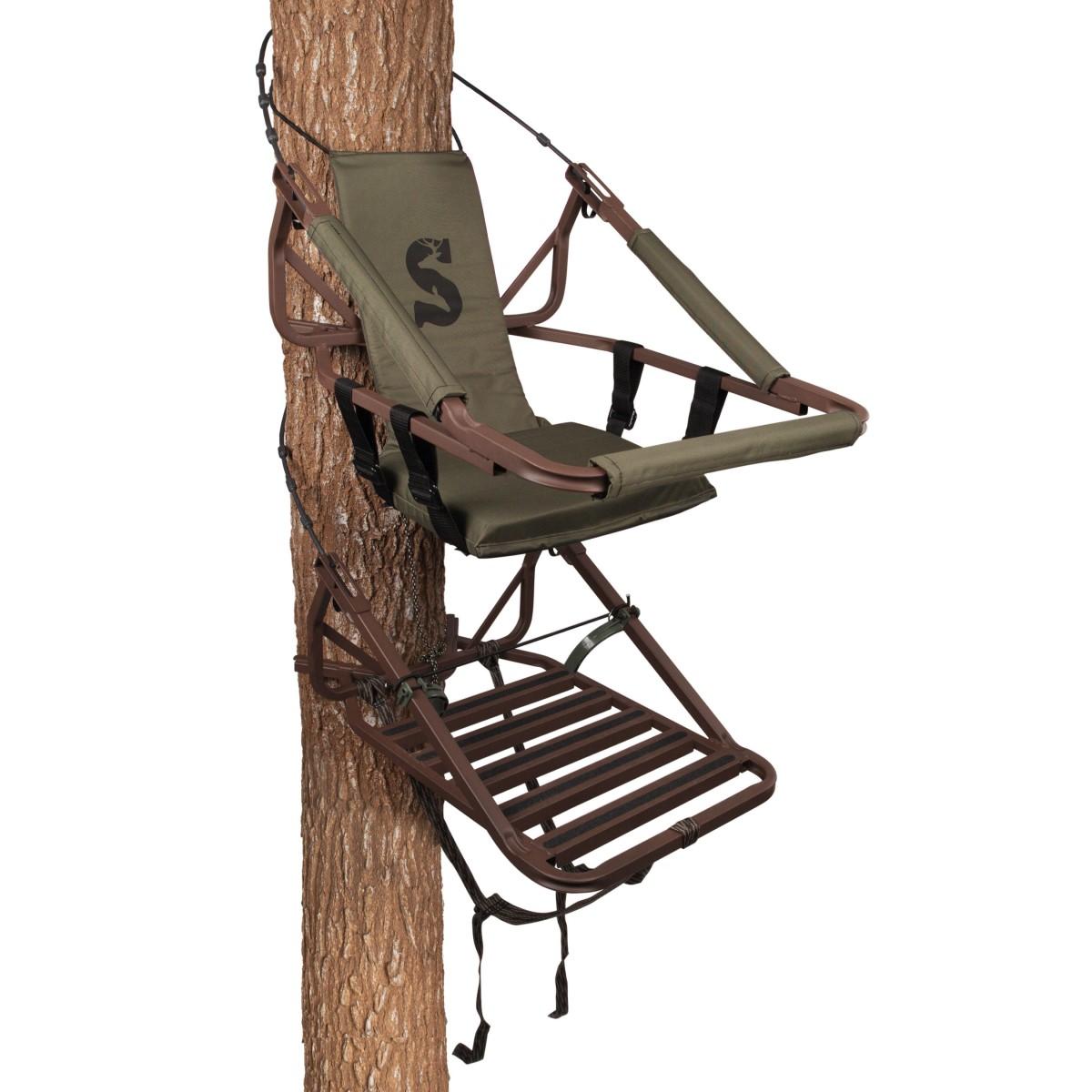 Summit Viper Steel Treestand OD Green Brown Picture of Summit Tree Stands Summit Viper Steel