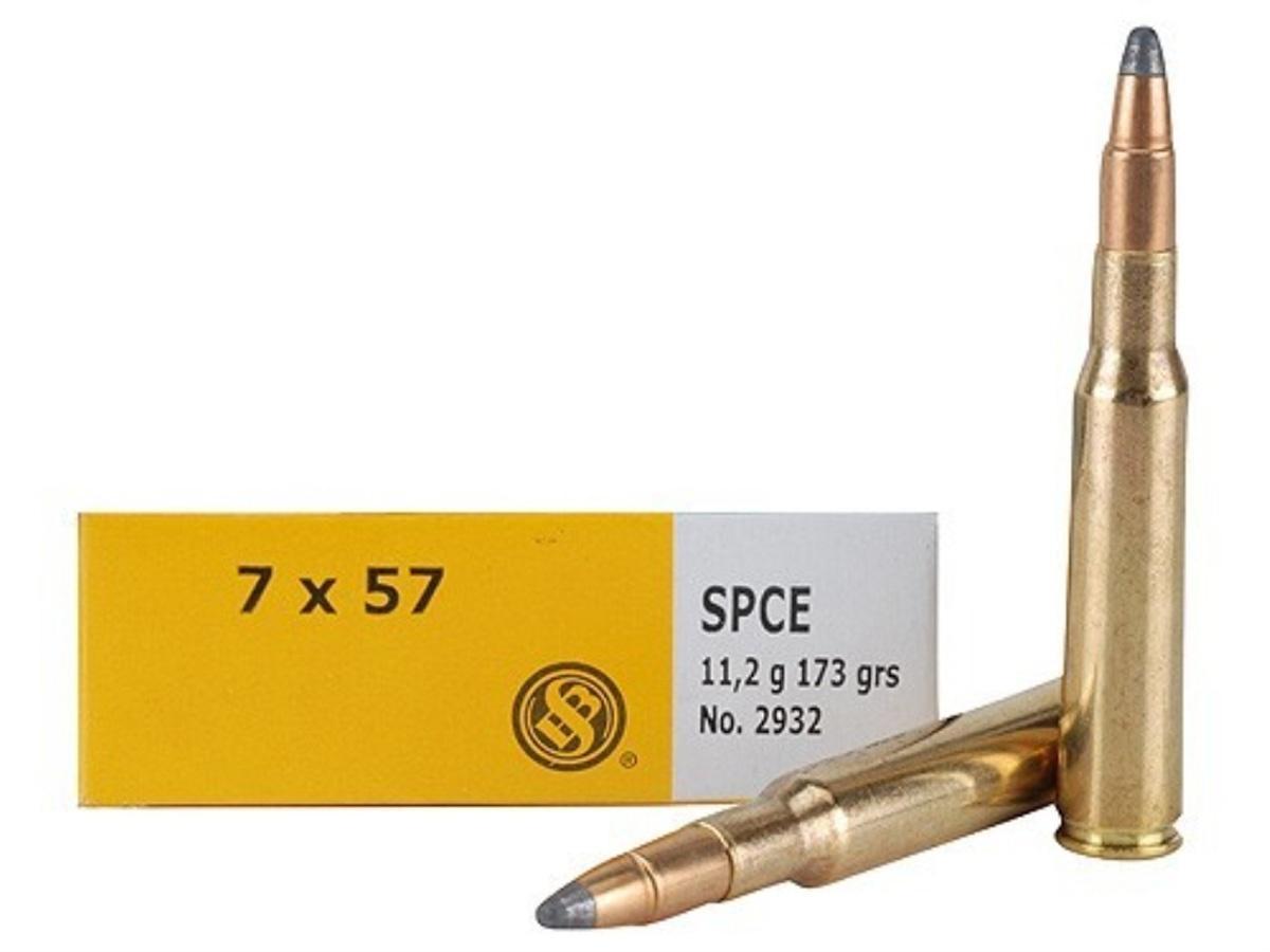 Sellier & Bellot Rifle Ammunition 7x57mm 173 gr SPCE 725 fps - 20/box Picture of Mag-Tech/Sellier- Bellot 7X57 SPCE 173GR 20/BOX **