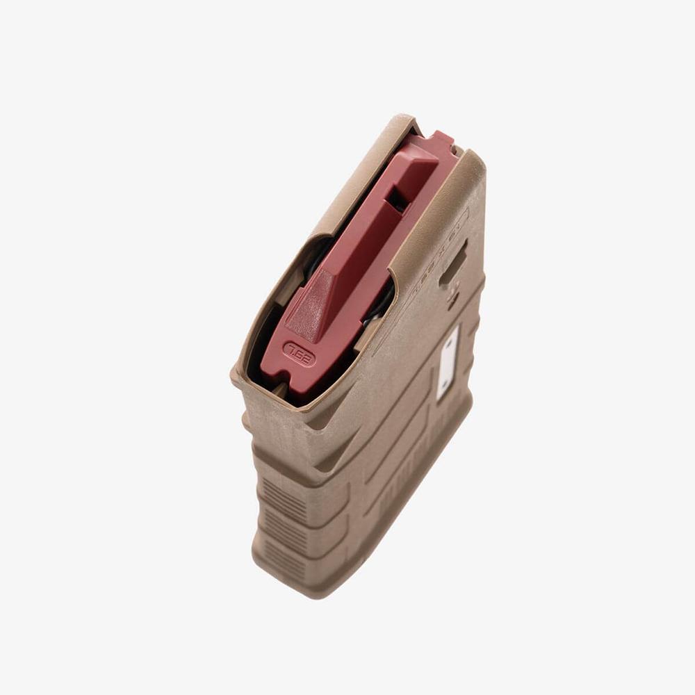 Magpul PMAG LR/SR Gen M3 for SR25/M110 Rifle Magazine Medium Coyote Tan 7.62x51mm/.308 Win 20/rd Picture of Magpul Accessories Magpul PMAG 20 Round LR/SR Gen M3 Window MCT