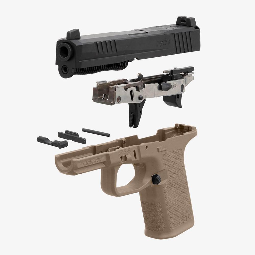Magpul EHG RG9 Handgun Grip for Ruger RXM Compact FDE Picture of Magpul Accessories Magpul EHG RG9 Grip for Ruger RXM Compact FDE