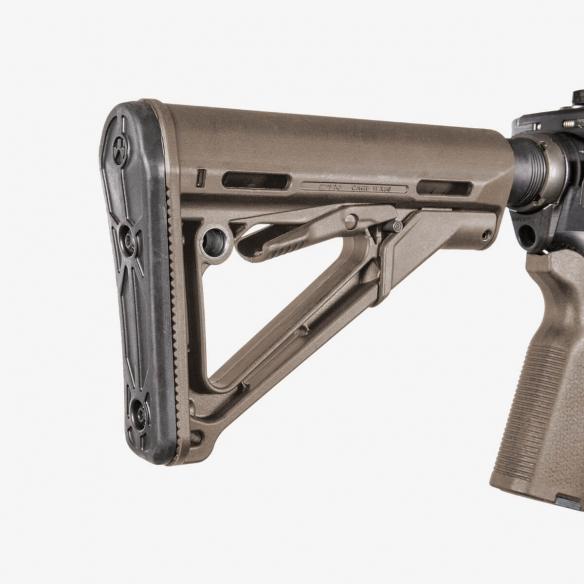 Magpul CTR Stock Fits AR-15 Adjustable Flat Dark Earth Picture of Magpul Accessories MAGPUL CTR CARB STK MIL-SPEC FDE
