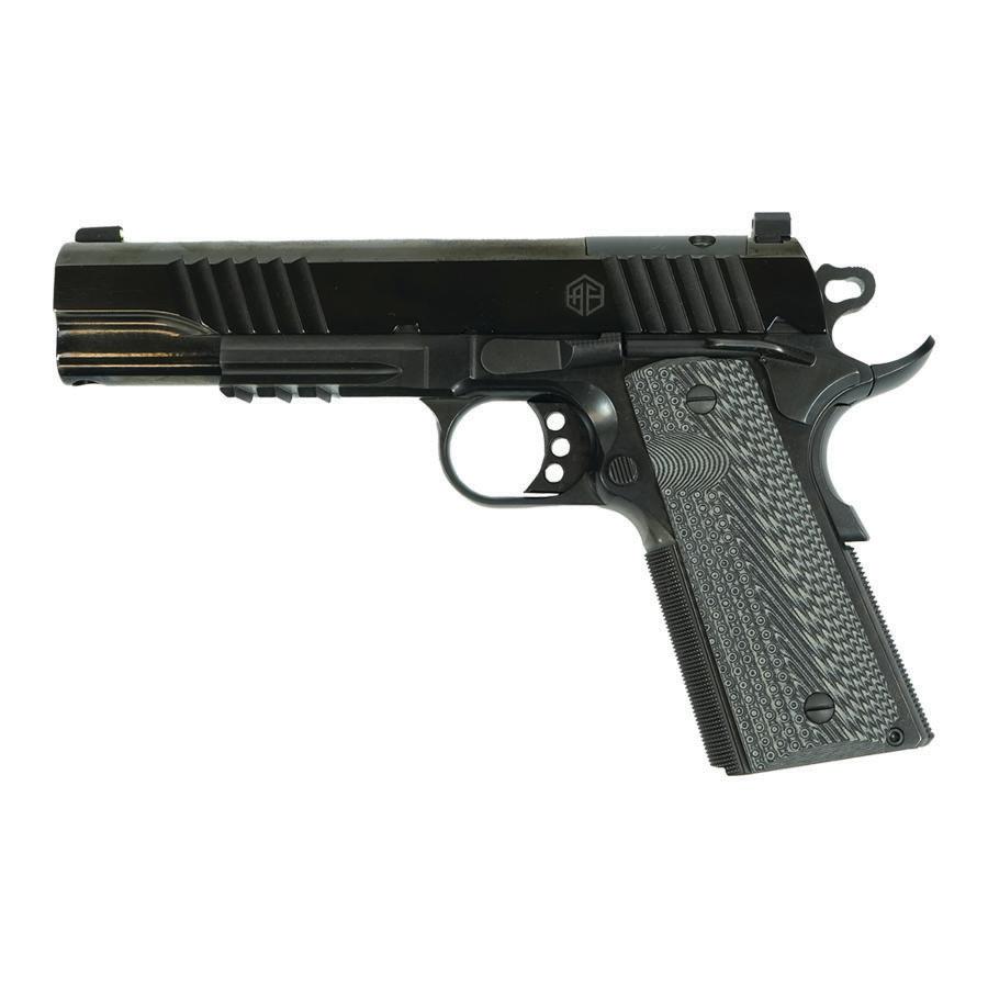 Alpha Foxtrot AF1911 Enhanced 70 Series Handgun 10mm 7rd Magazine 5" Barrel Black RMSc Optic Ready Picture of Alpha Foxtrot AF1911-ENHANCED 10mm 5in Polished RMSc Optic Cut
