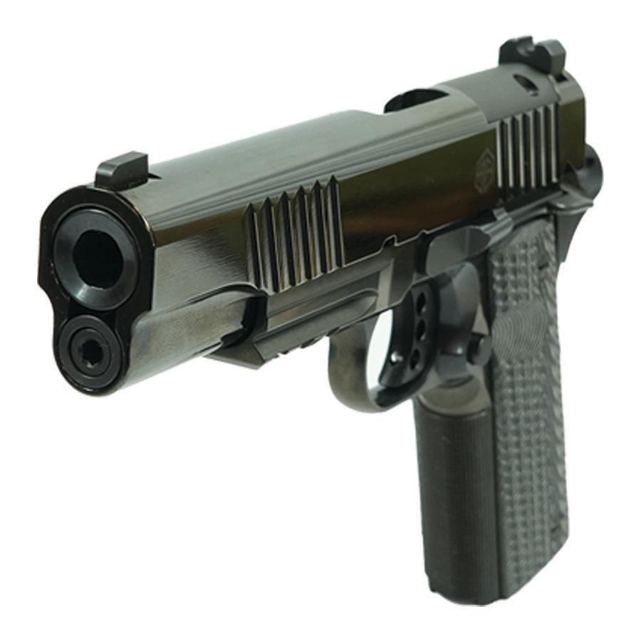 Alpha Foxtrot AF1911 Enhanced 70 Series Handgun 10mm 7rd Magazine 5" Barrel Black RMSc Optic Ready Picture of Alpha Foxtrot AF1911-ENHANCED 10mm 5in Polished RMSc Optic Cut