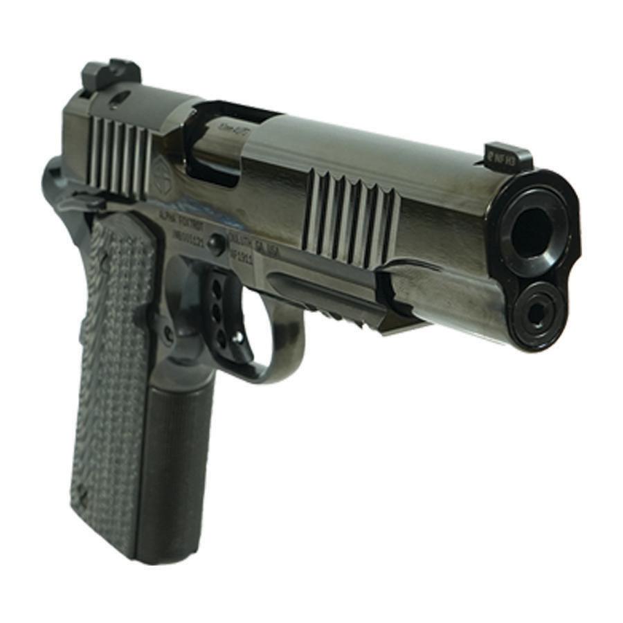 Alpha Foxtrot AF1911 Enhanced 70 Series Handgun 10mm 7rd Magazine 5" Barrel Black RMSc Optic Ready Picture of Alpha Foxtrot AF1911-ENHANCED 10mm 5in Polished RMSc Optic Cut