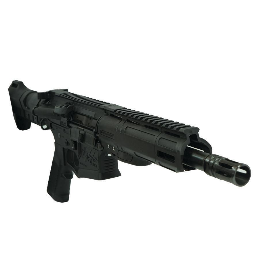 ATI ALPHA MAXX HGA Pistol .300 Blackout 30rd  Magazine 7.5'' Barrel 7'' Polymer MLOK Rail Brace Picture of American Tactical Inc-ATI ATI ALPHA MAXX HGA 300 BLK 8.5'' BBL; POLYMER 7'' MLOK 30RD MAG REAR BRACE