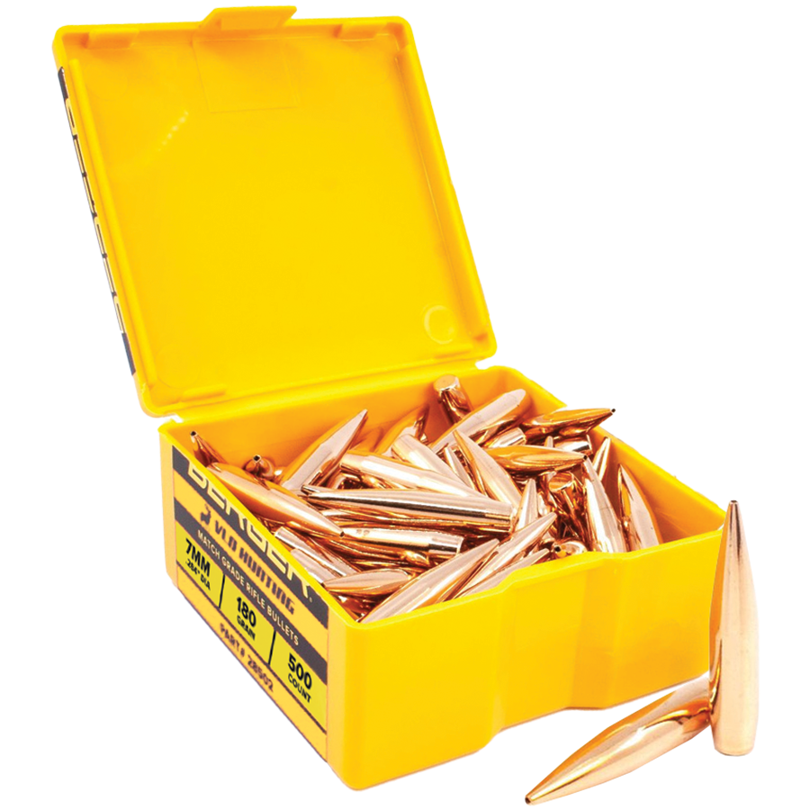 Berger Match Grade Target Bullets 7mm .284" 180 gr Hybrid Target 500/ct Picture of Berger Bullets 7MM 180GR MATCH HYBRID TARGET 500ct BULLETS