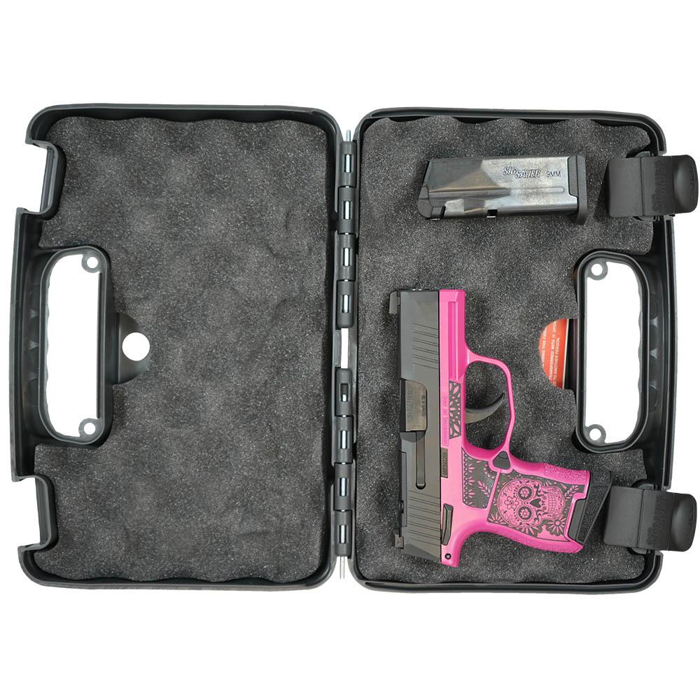 Sig Sauer "Sugar Skull Medusa Pink Frame Only" P365 Optic Ready Handgun 9mm Luger 10rd Magazines(2) 3.1" Barrel X-RAY 3 Sights Manual Safety Picture of Sig Sauer P365 9MM 3.1IN BLK STRIKER XRAY3 OPTIC READY 2 MAGS MANUAL SAFETY-SUGAR SK