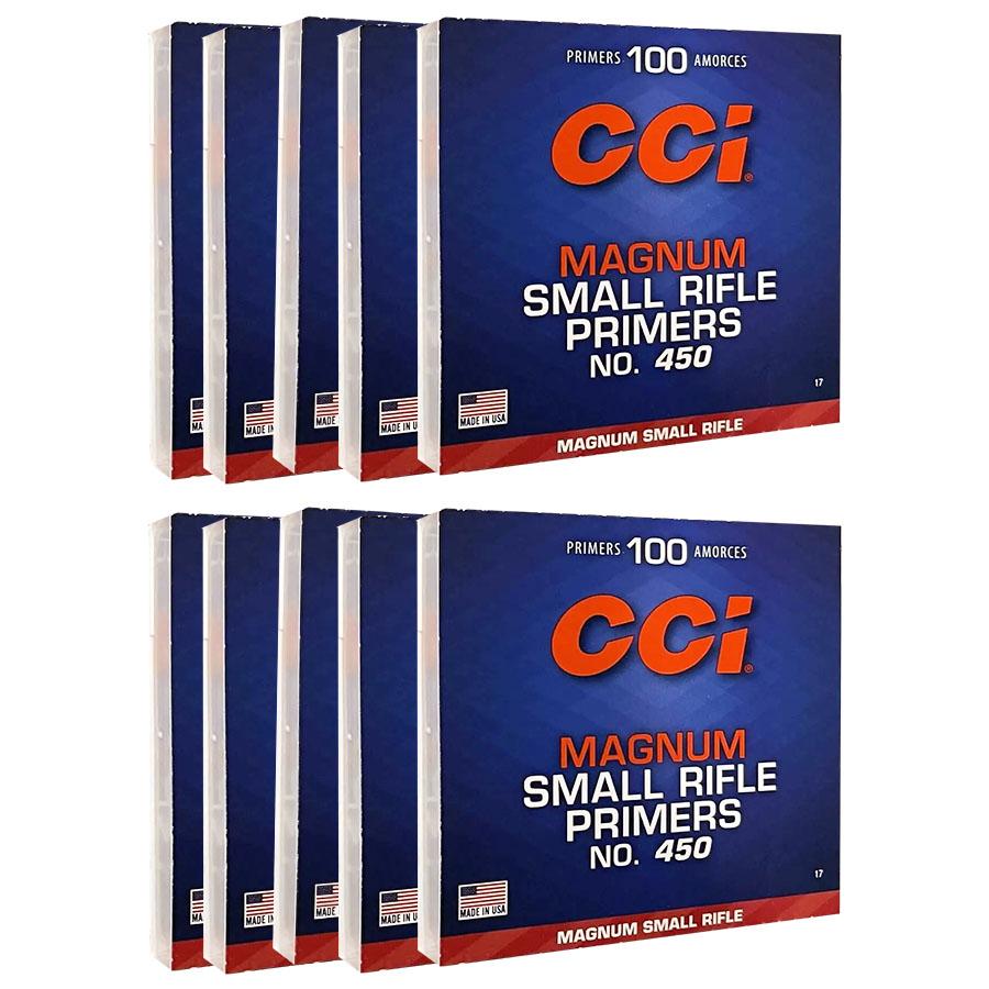 CCI Standard Primers #450 Mag Small Rifle 1000/ct Picture of Cci CCI #450 MAG SMALL RIFLE PRIMER 1000CT