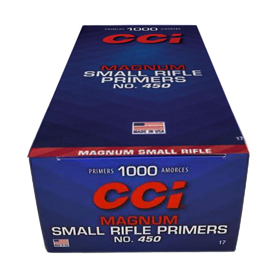 CCI Standard Primers #450 Mag Small Rifle 1000/ct Picture of Cci CCI #450 MAG SMALL RIFLE PRIMER 1000CT