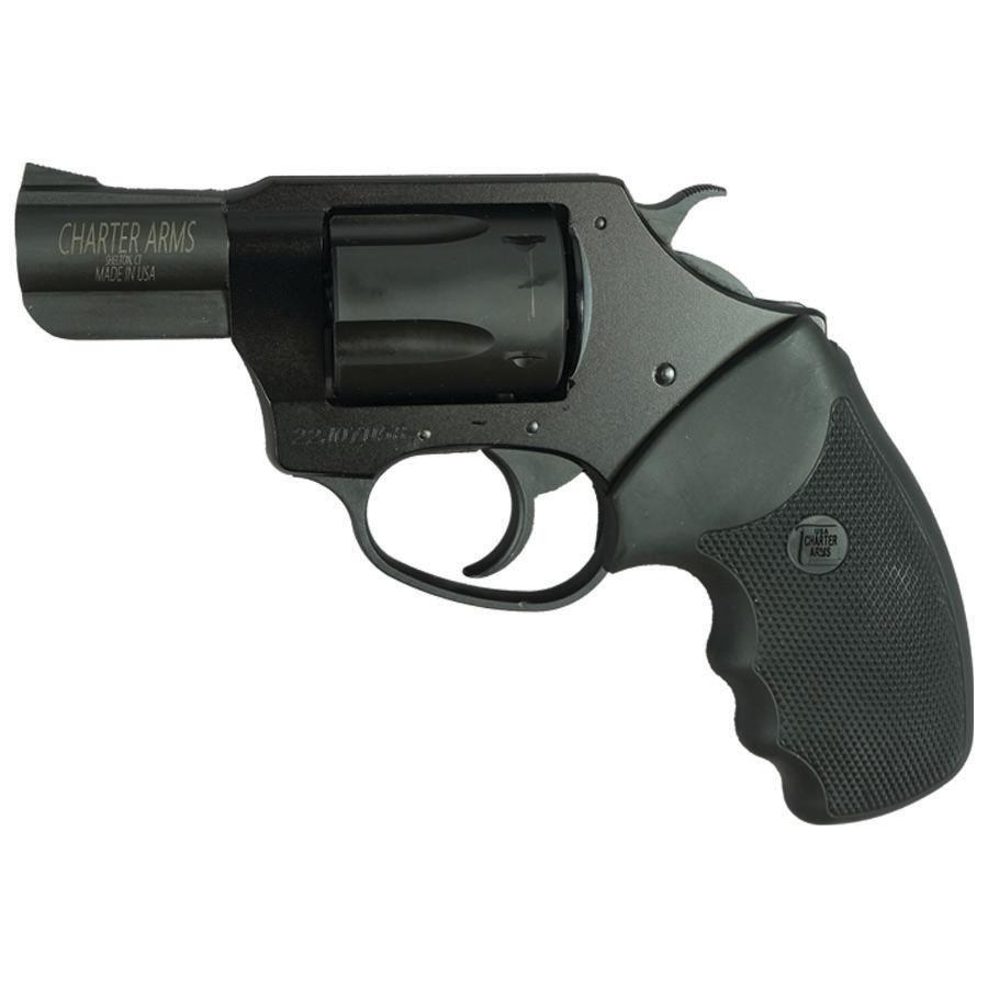 Charter Arms Black Passivate Handgun .38 Spl 5rd Capacity 2" Barrel - Refurbished Picture of Charter Arms SOUTHPAW .38 SPL 5 SHOT BLACK PASSIVATE 2'' BRL REFURB