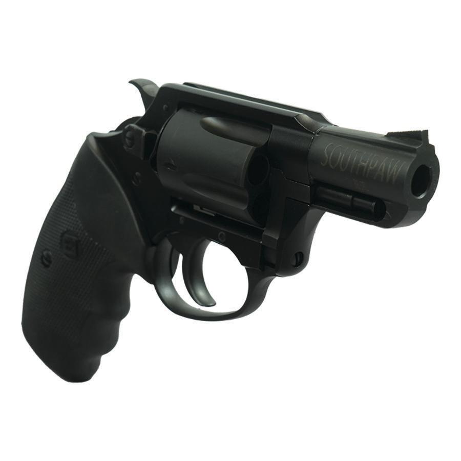 Charter Arms Black Passivate Handgun .38 Spl 5rd Capacity 2" Barrel - Refurbished Picture of Charter Arms SOUTHPAW .38 SPL 5 SHOT BLACK PASSIVATE 2'' BRL REFURB