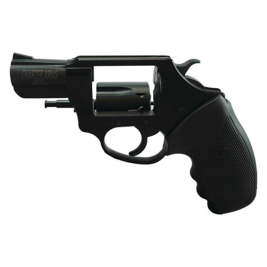 Charter Arms Black Passivate Handgun .38 Spl 5rd Capacity 2" Barrel - Refurbished Picture of Charter Arms SOUTHPAW .38 SPL 5 SHOT BLACK PASSIVATE 2'' BRL REFURB