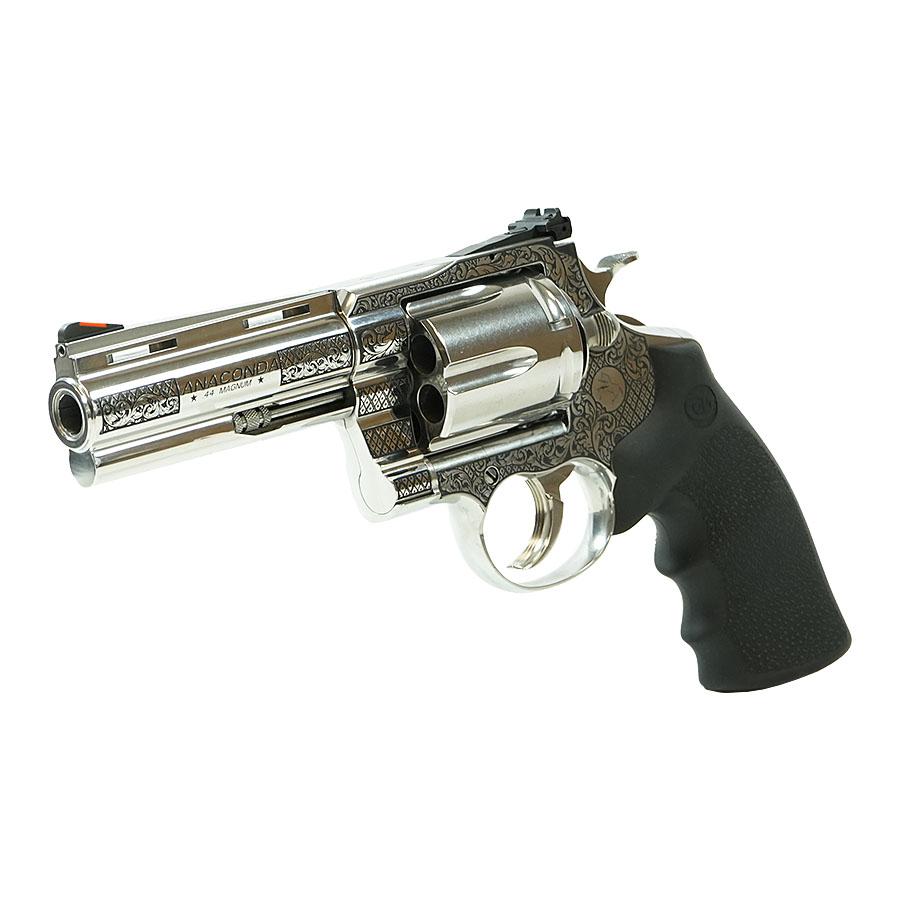Colt Anaconda "Filigree Frame and Barrel" Handgun .44 Rem Mag 6rd Capacity 4.25" Barrel Stainless Frame Picture of Colt Manufacturing Colt Anaconda .44 MAG 4.25in Brl Stainless Filigree Frame and Barrel
